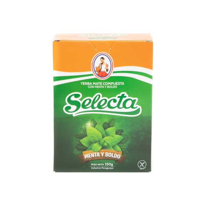 Yerba mate menta y boldo Selecta 250 gramos