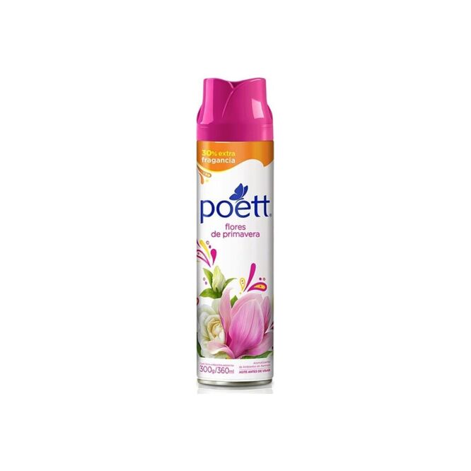 Desodorante de ambiente aroma flores de primavera en aerosol Poett 360 ml