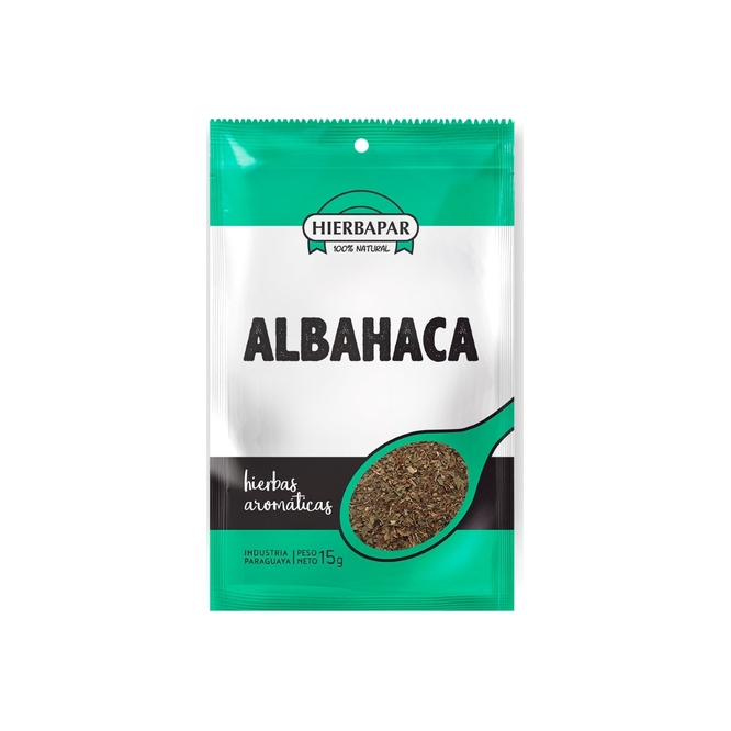 Albahaca paquete Hierbapar 15 gramos