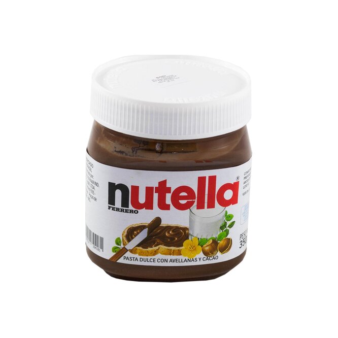 Dulce con Avellanas y Cacao en pote Nutella 350 gramos