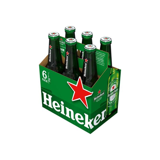 CERVEZA 330ML HEINEKEN 6UN PACK