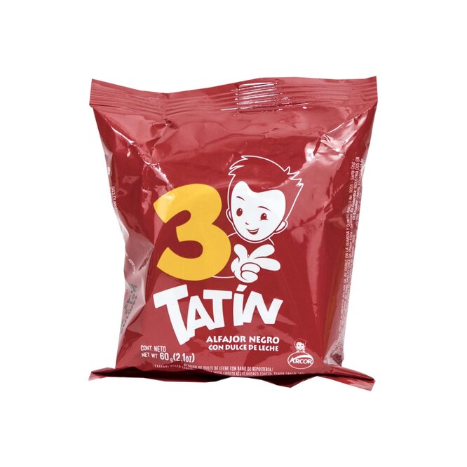 ALFAJOR TATIN TRIPLE NEGRO 60G