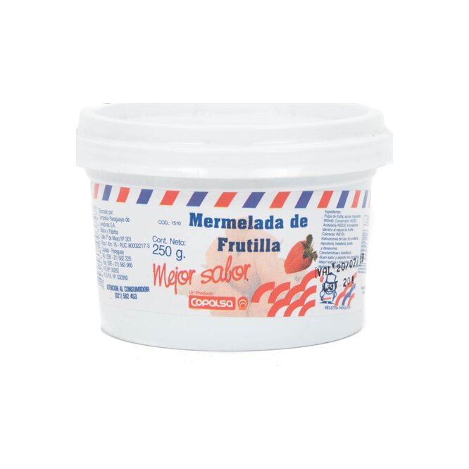 Mermelada de frutilla en pote Copalsa 250 gramos