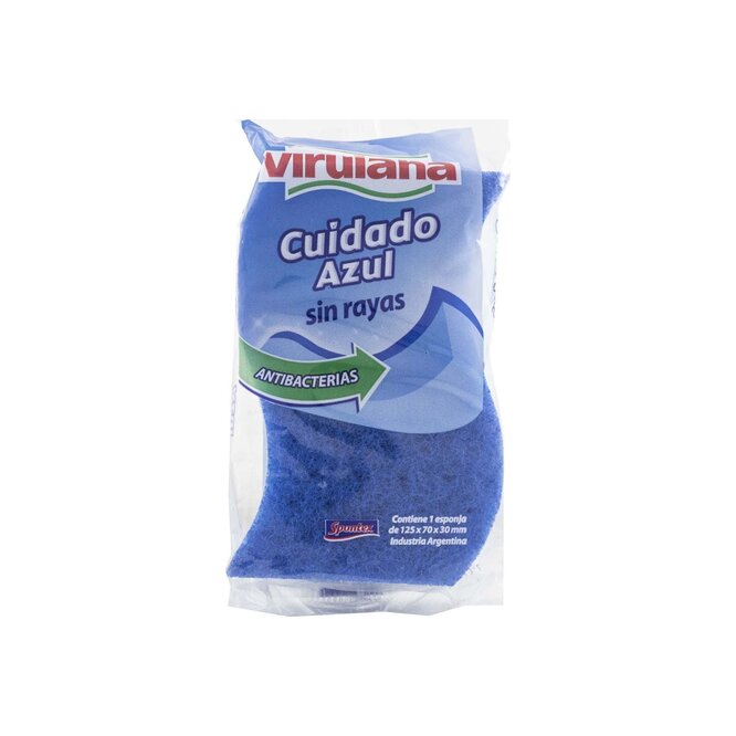 ESPONJA VIRULANA AZUL PAQ 1UN