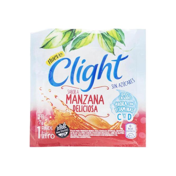 Jugo en polvo de manzana Clight 7 gramos