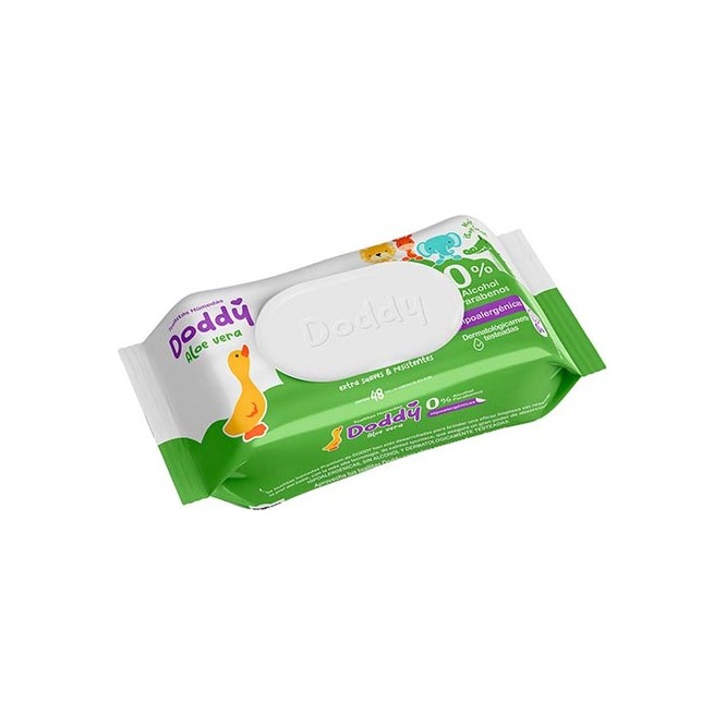 Toalla húmeda con aloe vera Dody 50 unidades