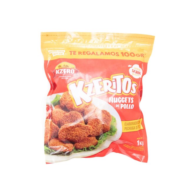NUGGETS KZERO POLLO CONG X UN 800GR