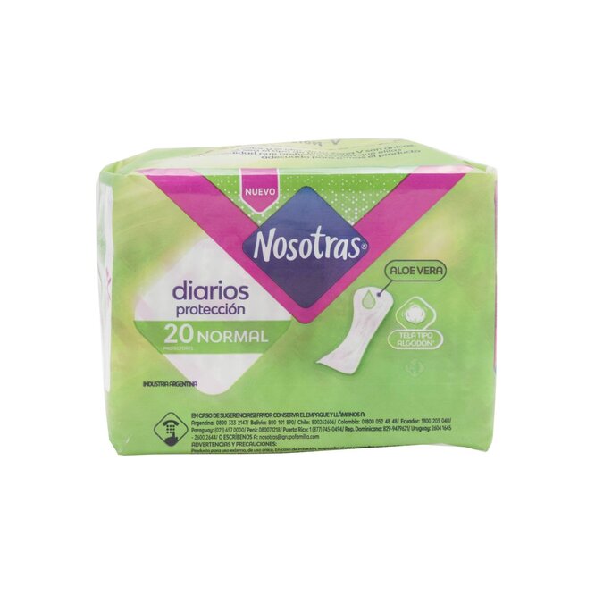 PROTECTOR NOSOTRAS DIARIO NORMAL 20UN