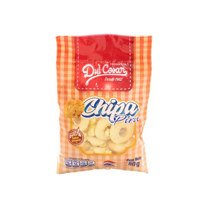 CHIPA PIRU 80GR DULCESAR BSA