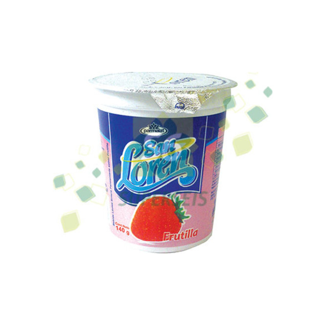 BEBIDA LACT SAN LOREN FRUTILLA POT 140 G