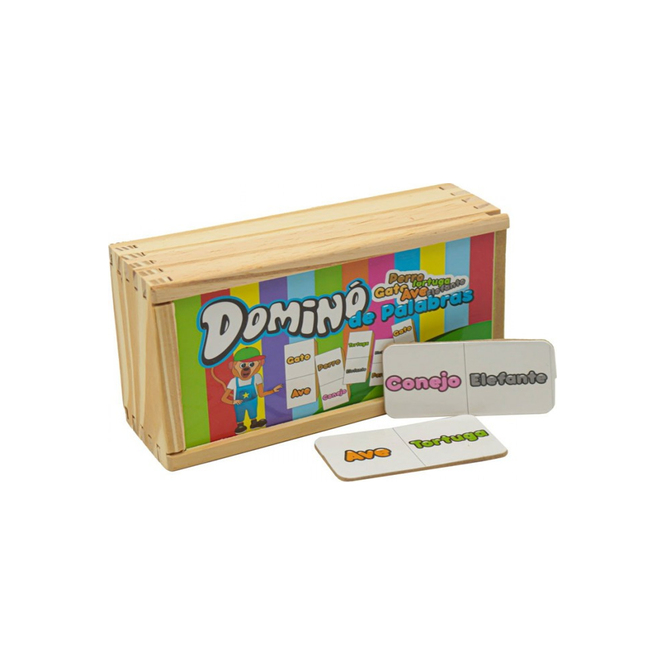 DOMINO DE PALABRAS CJA MADERA PEPI