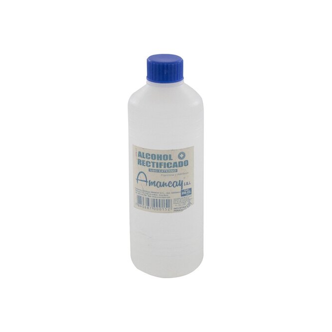 ALCOHOL RECTIFICADO 250ML AMANCAY FRASCO