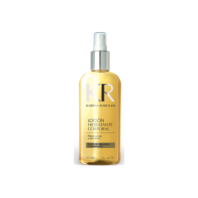 Crema corporal hidratante de almendras Karina Rabolini 200 ml