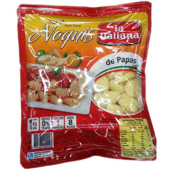 ÑOQUIS LA ITALIANA BLI 1 KG