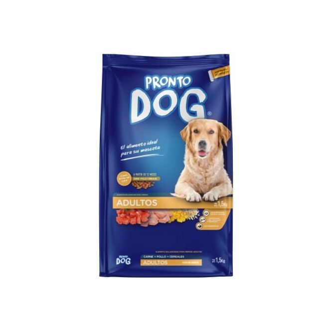 Alimento para perro adulto Pronto Dog 1,5 kilos