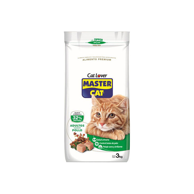 ALIMENTO PGATO MASTER CAT POLLO 3KG BSA
