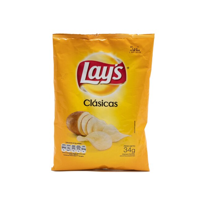 PAPAS FRITAS CLASICAS LAY'S 30 GR