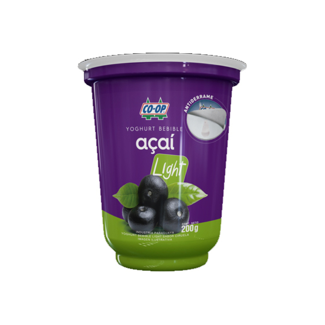 YOGHURT BEB LIGHT SABOR ACAI CO OP 200GR