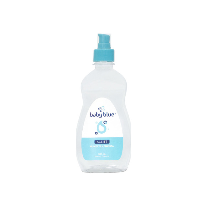 Aceite corporal botella Baby Blue 300 ml