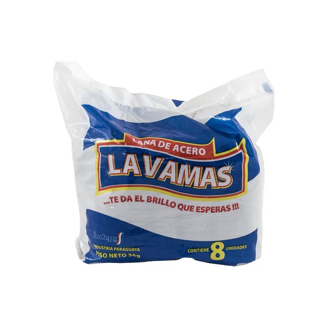 LANA DE ACERO 8UN LAVAMAS PAQ