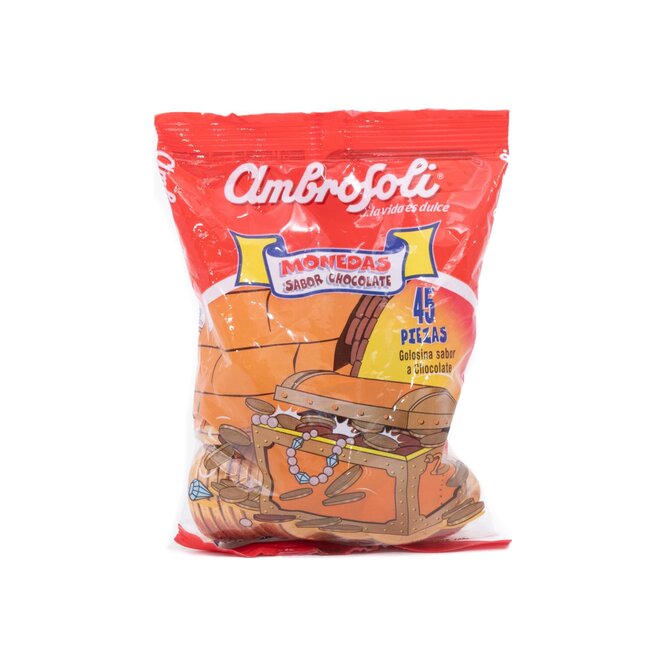CHOCOLATE MONEDA 45UND AMBROSOLI BOL