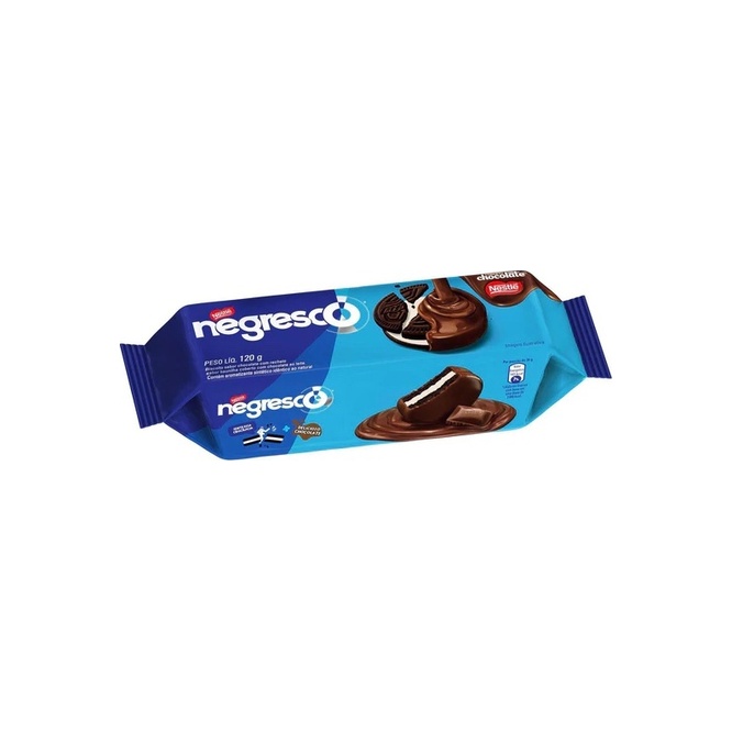 Galletitas sabor chocolate con vainilla paquete Negresco 120 gramos