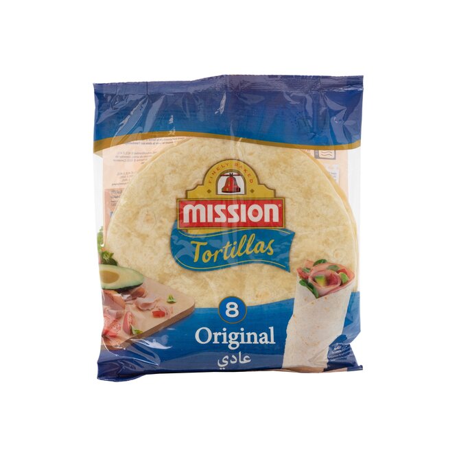 TORTILLAS ORIGINALES 8 MISSION 320GR PAQ