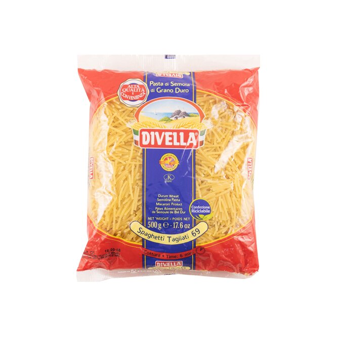 Fideos spaghetti tagliati Divella 500 gramos