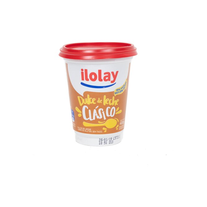 Dulce de leche clasico Ilolay 400 gramos