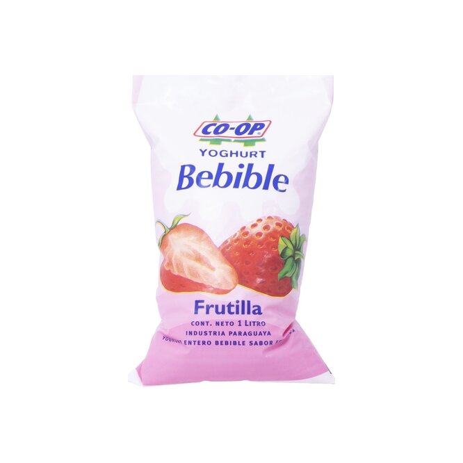 YOGHURT COOP BEB FRUTILLA SACH 1LT