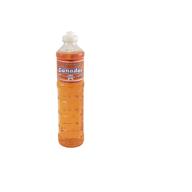 DETERGENTE LIQ NARANJA 500ML GANADOR PLA