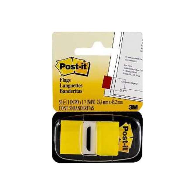 BANDERITA SEÑALADORA AMARILLA 3M BLISTER