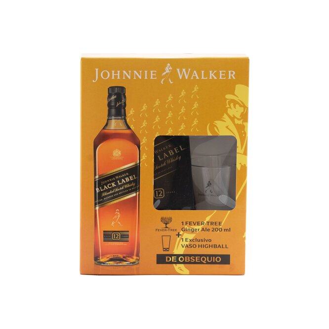 WHISKY 1L JOHNNIE WALKER/GINGER 200ML