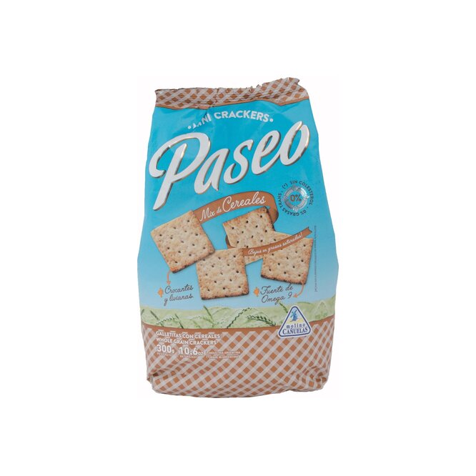 Galletitas mix de cereales Paseo 300 gramos