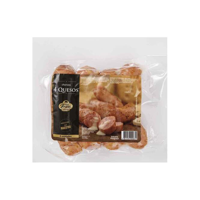 Chorizo 4 quesos paquete Franz 4 unidades