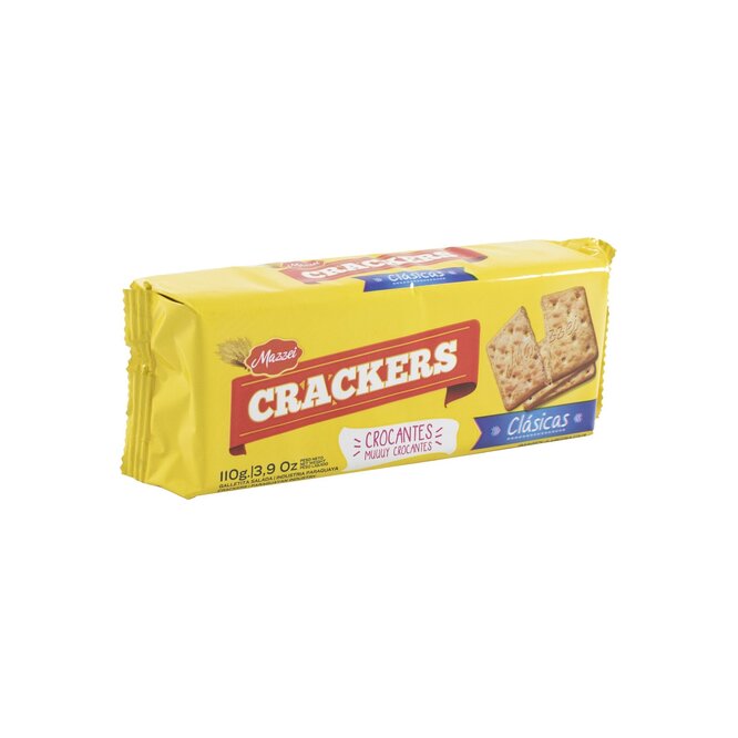 Galletitas de agua tradicional crackers Mazzei 100 gramos