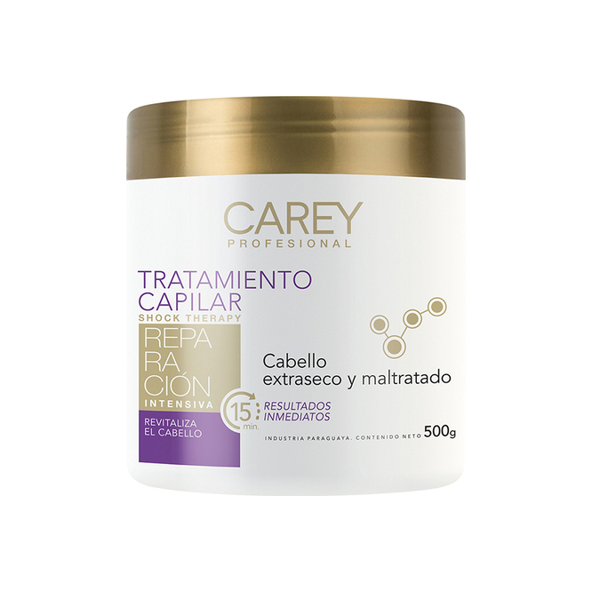 Tratamiento capilar cabello seco frasco Carey 500 gramos