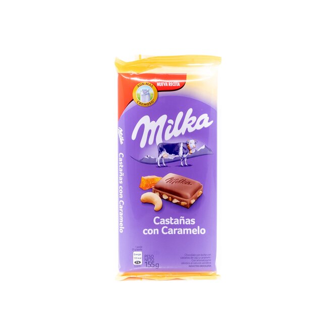Chocolate caramelo Milka 155 gramos