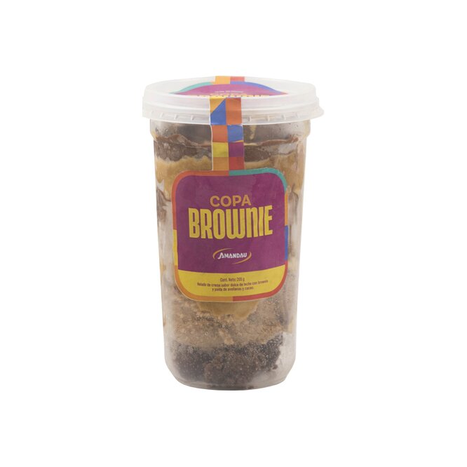 Copa brownie Amandau 205 gramos