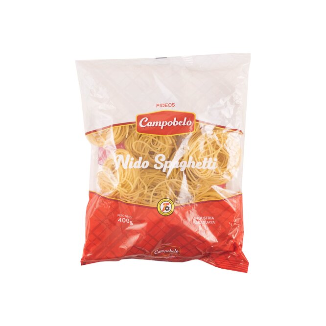 Fideo nido spaghetti paquete Campobello 400 gramos