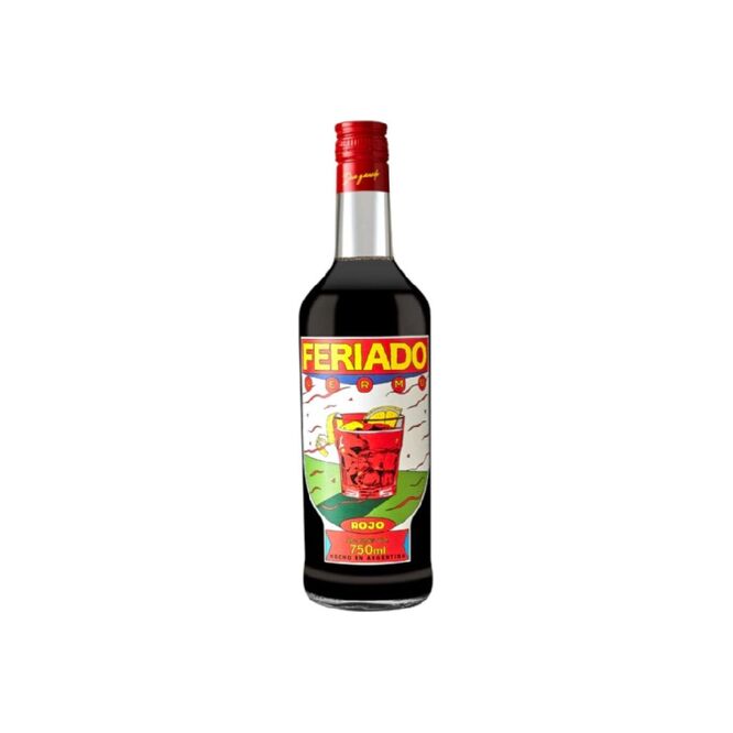 Vermut botella rojo Feriado 750 ml