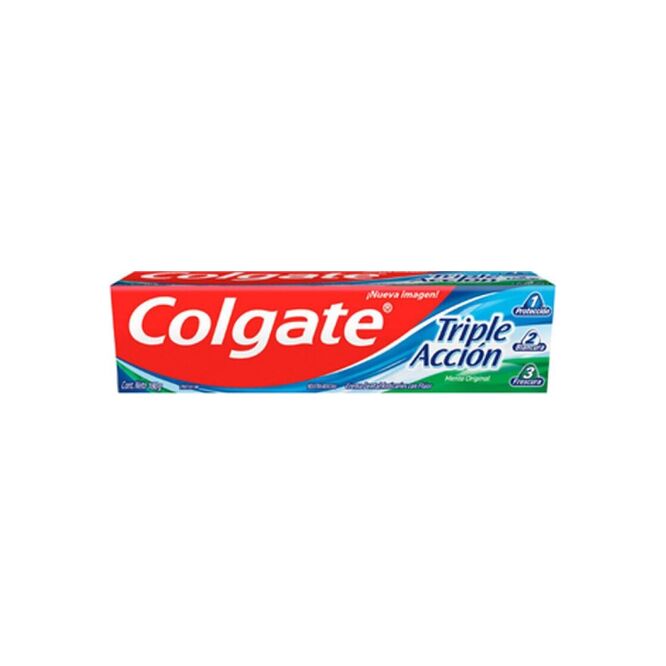 Crema dental triple acción Colgate 180 gramos