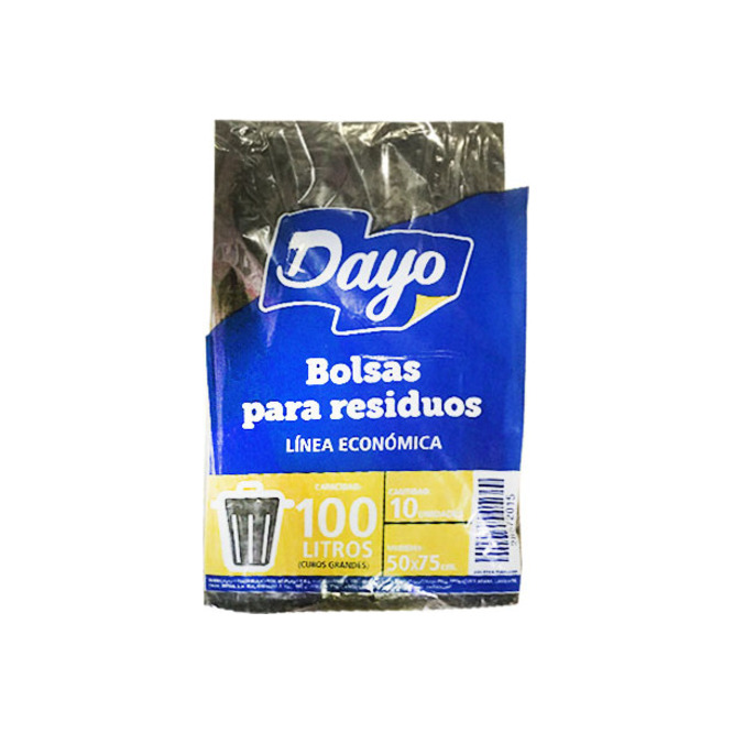 Bolsa para Residuos Económica de 100 litros Dayo 10 unidades