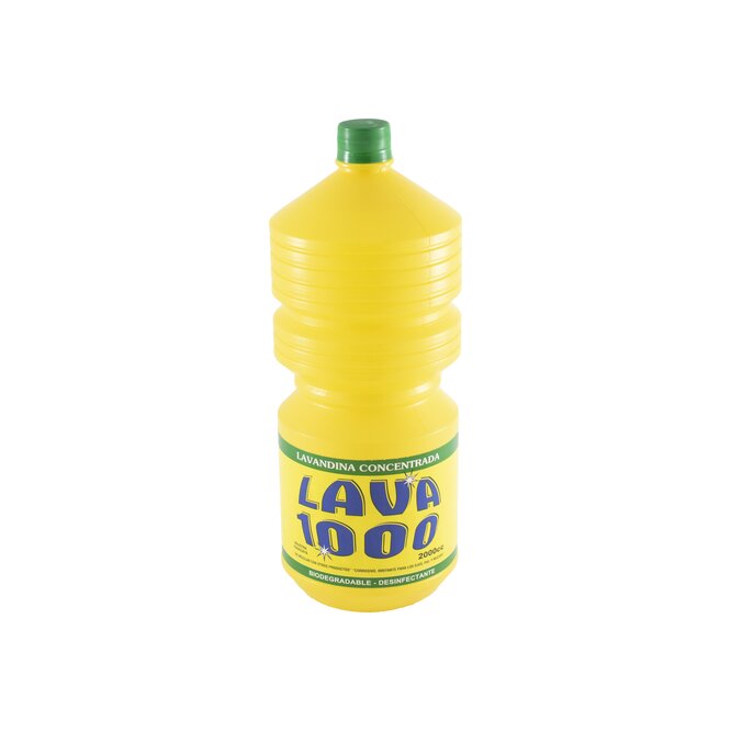 Lavandina botella Lava 1000 2 litros
