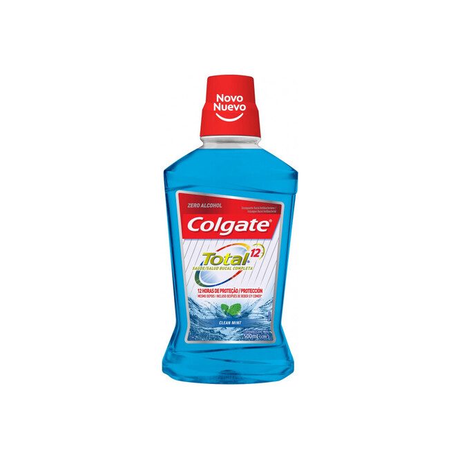 Enjuague bucal total 12 Clean mint Colgate 500 ml