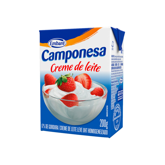 CREMA DE LECHE 200GR CAMPONESA TETRA