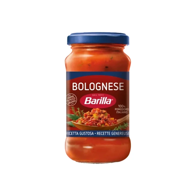 Salsa bolognesa en frasco Barilla 400 gramos