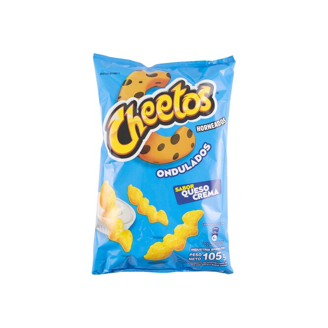 Snacks queso y crema ondulados Chetos 105 gramos