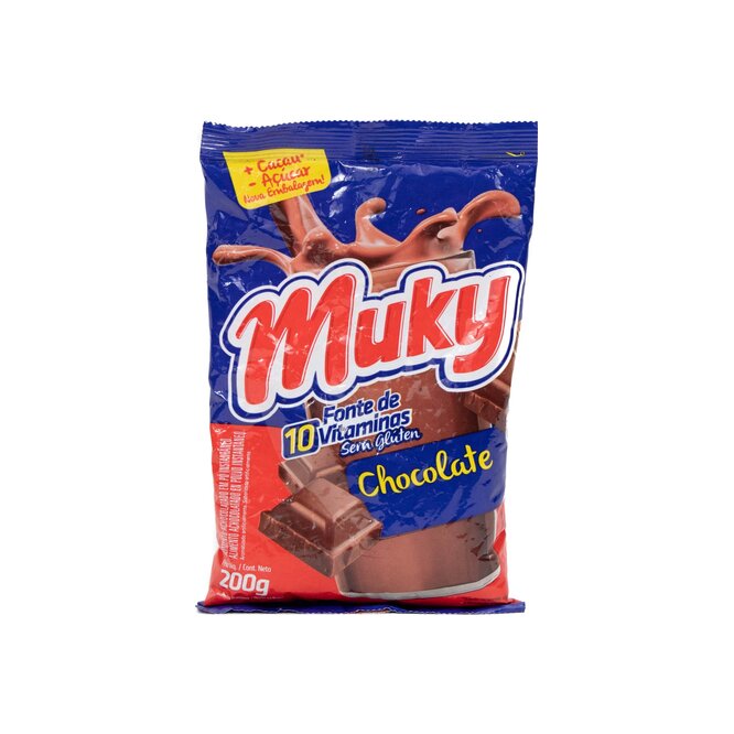 Chocolate en polvo en bolsa Muky 200 gramos