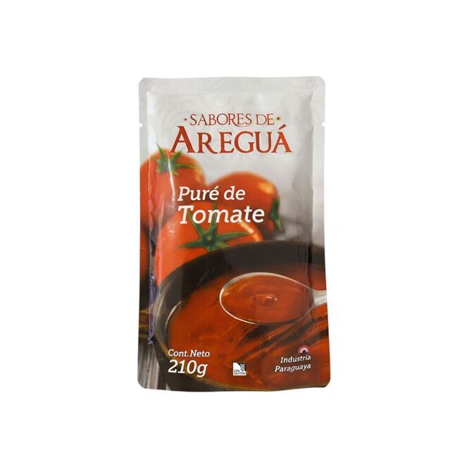 Puré de tomate frasco Sabores de Areguá 210 gramos